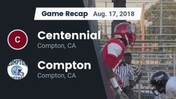 Recap: Centennial  vs. Compton  2018