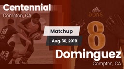 Matchup: Centennial High vs. Dominguez  2019