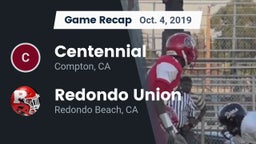 Recap: Centennial  vs. Redondo Union  2019