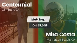 Matchup: Centennial High vs. Mira Costa  2019