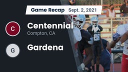 Recap: Centennial  vs. Gardena 2021
