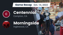 Recap: Centennial  vs. Morningside  2022