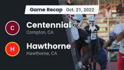 Recap: Centennial  vs. Hawthorne  2022