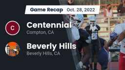 Recap: Centennial  vs. Beverly Hills  2022