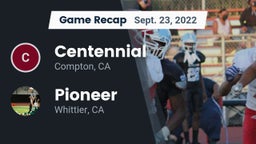 Recap: Centennial  vs. Pioneer  2022