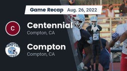 Recap: Centennial  vs. Compton  2022