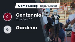Recap: Centennial  vs. Gardena  2022