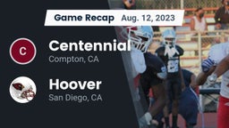 Recap: Centennial  vs. Hoover  2023