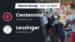 Recap: Centennial  vs. Leuzinger  2023