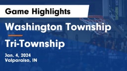 Washington Township  vs Tri-Township  Game Highlights - Jan. 4, 2024
