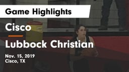 Cisco  vs Lubbock Christian Game Highlights - Nov. 15, 2019