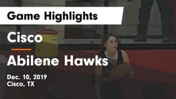 Cisco  vs Abilene Hawks Game Highlights - Dec. 10, 2019