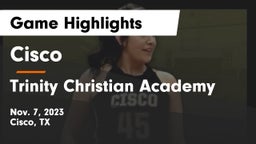 Cisco  vs Trinity Christian Academy Game Highlights - Nov. 7, 2023