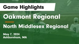 Oakmont Regional  vs North Middlesex Regional  Game Highlights - May 7, 2024