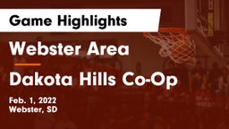 Webster Area  vs Dakota Hills Co-Op Game Highlights - Feb. 1, 2022