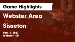 Webster Area  vs Sisseton  Game Highlights - Feb. 4, 2022