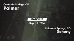 Matchup: Palmer  vs. Doherty  2016