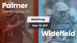 Matchup: Palmer  vs. Widefield  2017