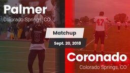 Matchup: Palmer  vs. Coronado  2018