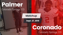 Matchup: Palmer  vs. Coronado  2019