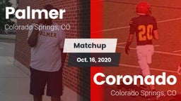 Matchup: Palmer  vs. Coronado  2020