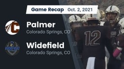 Recap: Palmer  vs. Widefield  2021