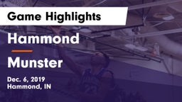 Hammond  vs Munster  Game Highlights - Dec. 6, 2019