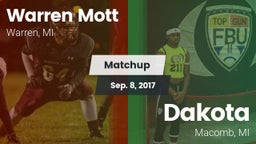 Matchup: Mott  vs. Dakota  2017