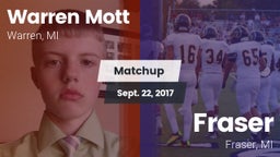 Matchup: Mott  vs. Fraser  2017