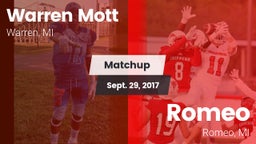 Matchup: Mott  vs. Romeo  2017