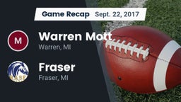 Recap: Warren Mott  vs. Fraser  2017