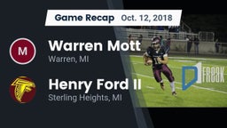 Recap: Warren Mott  vs. Henry Ford II  2018