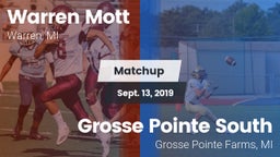 Matchup: Mott  vs. Grosse Pointe South  2019