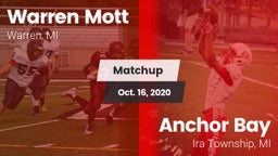 Matchup: Mott  vs. Anchor Bay  2020