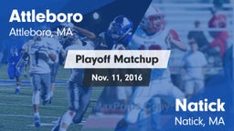 Matchup: Attleboro vs. Natick  2016