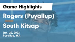 Rogers  (Puyallup) vs South Kitsap Game Highlights - Jan. 20, 2022