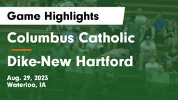 Columbus Catholic  vs ****-New Hartford  Game Highlights - Aug. 29, 2023