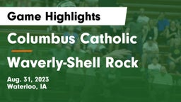 Columbus Catholic  vs Waverly-Shell Rock  Game Highlights - Aug. 31, 2023