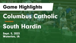 Columbus Catholic  vs South Hardin  Game Highlights - Sept. 5, 2023