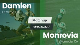 Matchup: Damien  vs. Monrovia  2017