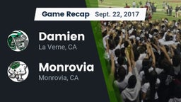 Recap: Damien  vs. Monrovia  2017