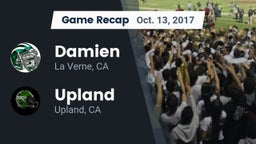 Recap: Damien  vs. Upland  2017