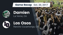 Recap: Damien  vs. Los Osos  2017