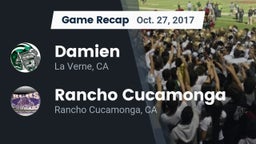 Recap: Damien  vs. Rancho Cucamonga  2017