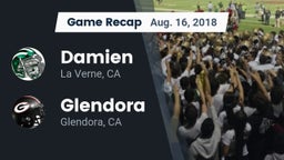 Recap: Damien  vs. Glendora  2018