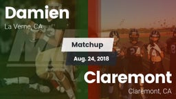 Matchup: Damien  vs. Claremont  2018