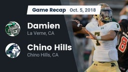 Recap: Damien  vs. Chino Hills  2018