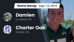 Recap: Damien  vs. Charter Oak  2019