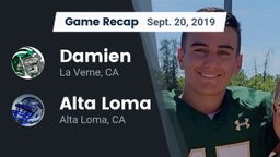 Recap: Damien  vs. Alta Loma  2019