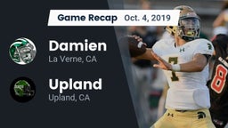 Recap: Damien  vs. Upland  2019